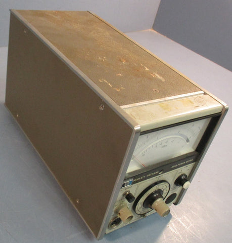 Hewlett-Packard HP 435B Power Meter 0-1 uW-mW -10-0 dBm 10-7/8" Length