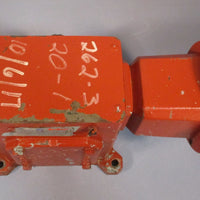 Grove Gear TM12623 Gear Reducer Flexaline 20:1 Ratio 2.39 input HP right output