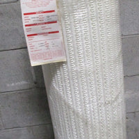 Intralox Series 1600 White Conveyor Belt Open Hinge Flat Top 15' Long 42" Wide