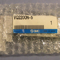 SMC VQ2200N5 Pneumatic 5 Port Solenoid Valve 0.10.7 Mpa Sealed