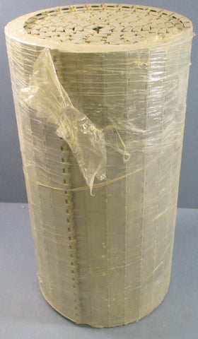 Habasit Flat Top Polypropylene Gray Conveyor Belt 185/8" W x 14' L