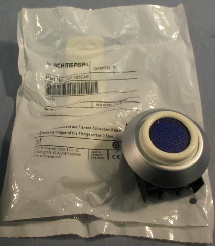 Schmersal 101163546 Illuminated Blue Pushbutton