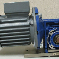 VEM Motor KPER 71 G 4 w/ Motovario NMRV 040 Gearbox 3PH 0.37kW