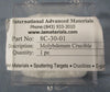 International Advanced Materials 8C-30-01 Molybdenum Crucible 1-3/4" OD Top