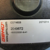 Gemu Diaphragm Valve CO74608 2049672 NWOB