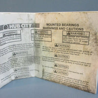 Hub City 2Bolt Mount Bearing FB230X5/8 NEW LOT OF TWO