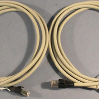 L-COM TRD855SIG-7 Ethernet Cord 7FT Long RJ45 TO RJ45 Lot of 2