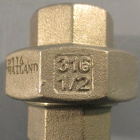 Unbranded MSS SP114 Split Union Coupling 316 1/2 150 7/8" ID Lot of 3