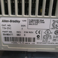AllenBradley Flex I/O Analog Output Module Series A 17940F4I