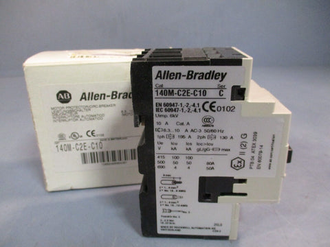 Allen-Bradley 10A Motor Protector Circuit Breaker Series C 140M-C2E-C10