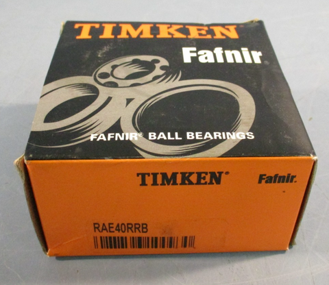 Timken RAE40RRB Ball Insert Bearing - Straight Bore, 40 mm Bore Diameter