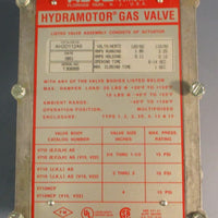 ASCO AH2D112A5 Hydramotor Gas Valve 120/110V 60/50Hz 15PSI Max