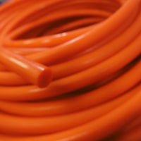 80' Feet of Eagle Orange 85 9/16" Poly Round Belting Solid 1032018