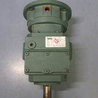 Quantis HB382CN140TC Gear Box Reducer 1" Shaft 17:33:1 Ratio 1750 RPM 7/8" Bore