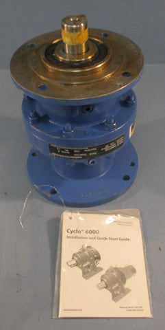 Sumitomo CNVX-6090Y-6 Speed Reducer 6:1 Ratio 1750 RPM 1.54 HP 1-1/8" Shaft Dia