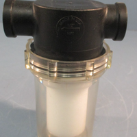 Anver In-Line Vacuum Filter FLTP-1/2F 1/2"NPT Female (Black Nylon)