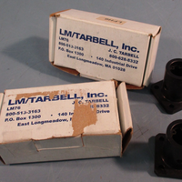 Lot of (2) LM/ Tarbell, Inc LFH6 Linear Bearing Housing, Alum