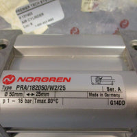 Norgren Double Action Pneumatic Air Cylinder 50MM25MM Ser. A PRA/182050/W2/25