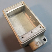 Crouse Hinds WeatherProof Switch Enclosure 15.8 CU.IN.  MC11273 Used