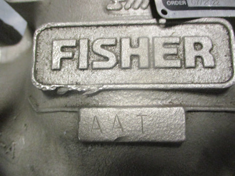 Fisher 3" Globe Control Valve SST/ENC EQ 0/0 TFE Seat 3-7/16" Port Type ET