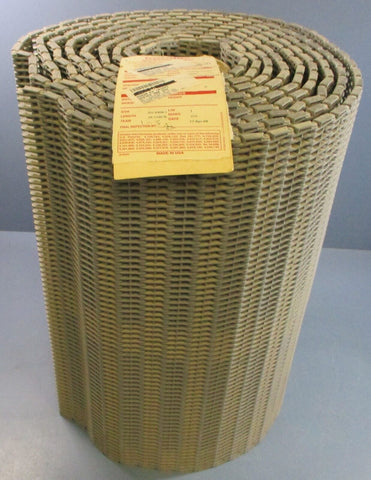 Intralox 900 Series Polypropylene Diamond Friction Top Grey Convey. Belt 22"x25'