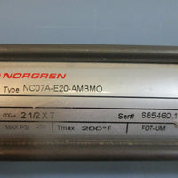 Norgren NC07AE20AMBMO Cylinder 2½ X 7