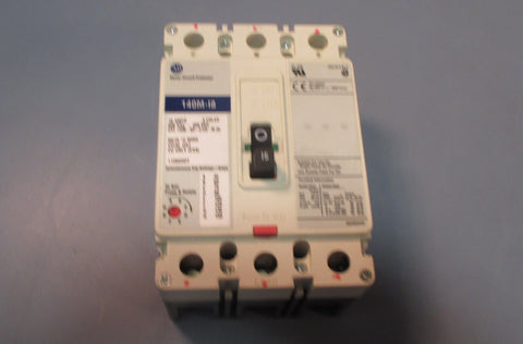 Allen Bradley 140M-I8P-C15S-M (A) 15A 3 Poles Circuit Protector Breaker Used