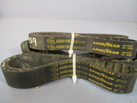 Lot of 2 Goodyear Timing Belt 630H100 Pd