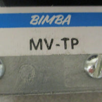 Bimba MV-TP Manually Actuated Pneumatic Directional Flow Control Valve 1/8" NPTF