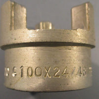 T.B. Woods G100X24/48 Sprocket Bore Jaw Coupling 0.84" Bore 1.75" OD