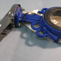 Amri KSB Steel Wafer Butterfly Valve Isoria 16 3T6K6 3" 240LB CS Body, Manual