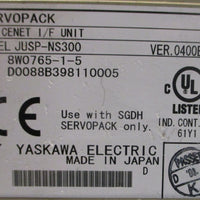 Yaskawa SGDH15DE Servopack 400V JUSPNS300 Devicenet I/F Unit