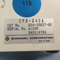 Shimadzu CPS240A CPSController Spectrophotometer 1A(220240V) 2A(100117V)