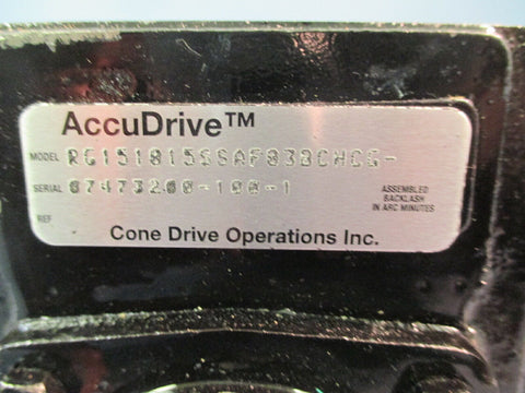 Cone Drive AccuDrive RG151015SSAF03BCHCG