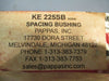 Pappas Inc KE 225SB Spacing Bushing 6-1/2" Total Length