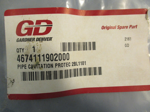 Gardner Denver 4674111902000 Cavitation Protection Pipe With Check Valve