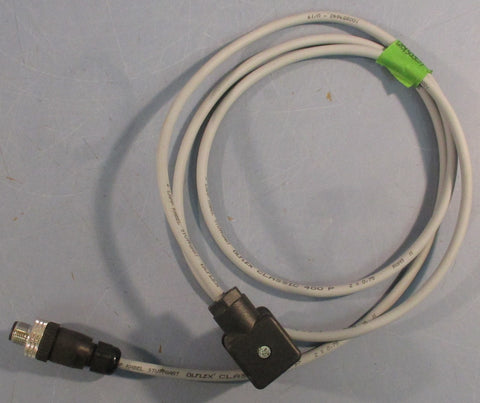 Lapp Kabel B-12-GDM Solenoid Valve Connector Cable 4-Pin Connector Lot of 2