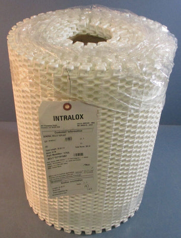 Intralox Series 2400 Radius Flush Grid White Conveyor Belt 19.70' L 18" W 1753