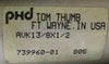 PHD AVK13/8X1/2 TOM Thumb Actuator Cylinder 1/2 in Stroke 3/8 in Bore