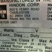 Hindon Invicta ULBK/2814/4/01/60/UA 261340 Vibrator 3080 Lb Force 0.67 HP