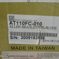 Allen Bradley/APEX Dynamics, Inc VPLB1153F Spiral Bevel Gearbox AT110FC010