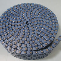 Habasit CM605 Curved Mesh Belts Acetal Blue 10' x 2" Lot of 5