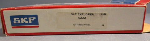 SKF Explorer 6222 Radial Ball Bearing 110mm Bore 200 mm OD 38mm W