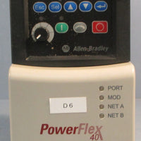 Allen Bradley 22BD010N104 Ser A Powerflex 40 AC Drive 3 Phase 4.0kW 380480V