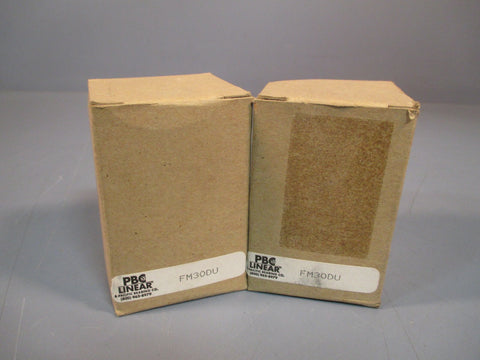 Lot of 2 PBC Linear Bearing FM30DU