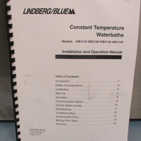 Lindberg Blue M WB1130A1 Waterbath 120V 2.49kW 100 Deg C Max 18" x 20" x 9.5"