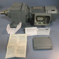 Sew Eurodrive R57 DRS71M4BE05HF Inverter Duty Gearmotor 3PH 35mm Shaft Dia