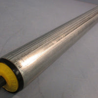 Interroll Conveyor Roller 23" Length 2.1" OD Galvanized Steel