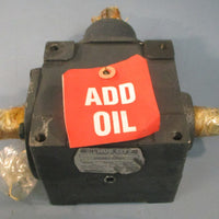 Hub City 022000901165 Gear Reducer Model 165 1:1 Ratio 1" Shaft Dia