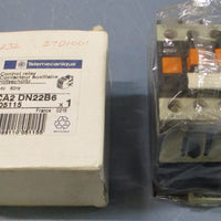 Telemecanique CA2DN22B6 Control Relay 24V 60Hz 005115 600VAC Max CA2 DN22B6
